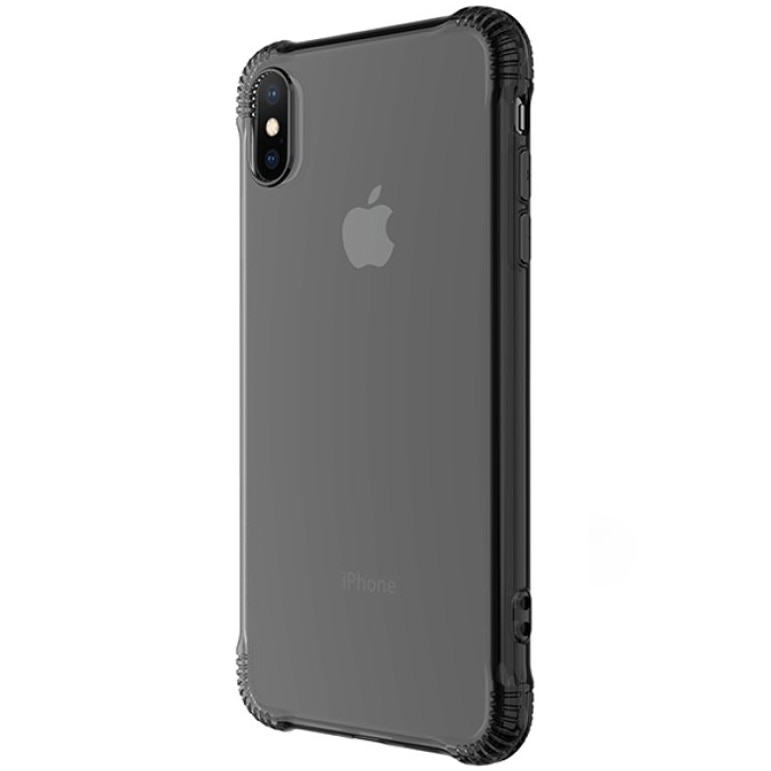 Husa de protectie Hoco Armor Shatterproof Silicon pentru iPhone XS Max, Fumuriu