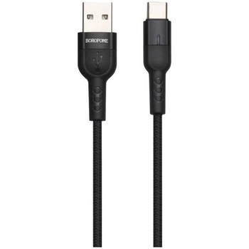 Cablu de date Borofone BU17 Starlight, Type-C, 1.2m, Negru Cablu de date Borofone BU17 Starlight, Type-C, 1.2m, Negru