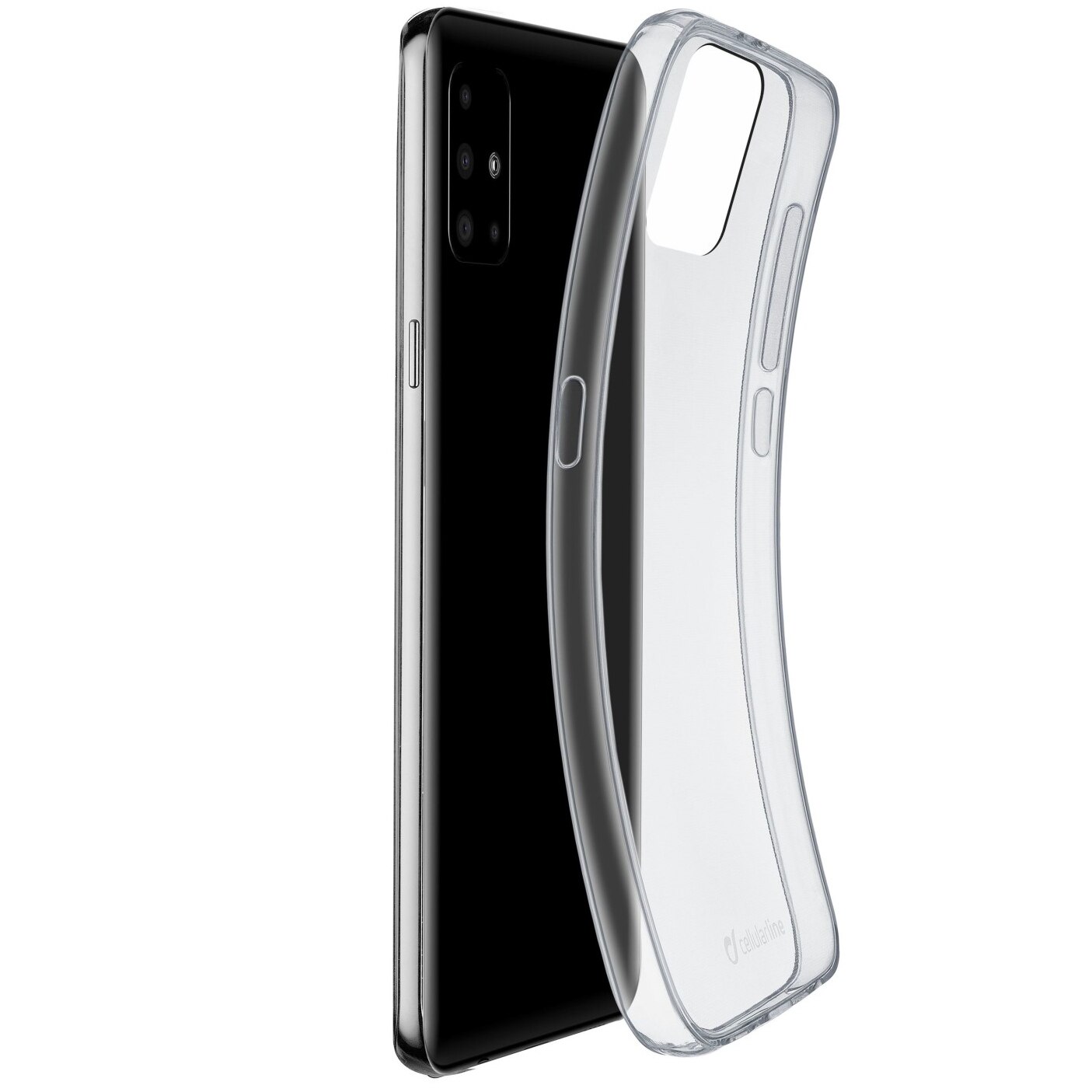 Husa de protectie Cellularline Silicon slim pentru Samsung Galaxy A51, Transparent