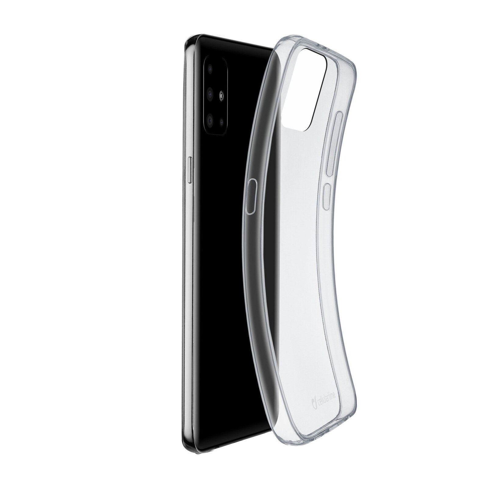 Husa de protectie Cellularline Silicon slim pentru Samsung Galaxy A71, Transparent