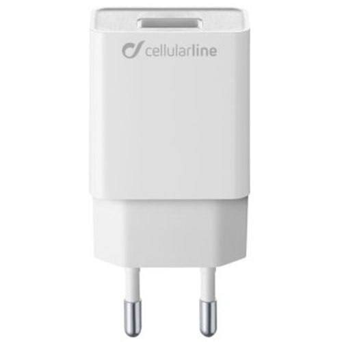 Incarcator retea Cellularline ACHSMUSB5WW, 1xUSB, 5W, Alb