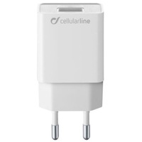 Incarcator retea Cellularline ACHSMUSB5WW, 1xUSB, 5W, Alb
