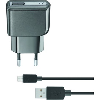 Set incarcator retea Cellularline ACHUSBKITMICROUSB2, Cablu date Micro USB, 5W, 1m, Negru Set incarcator retea Cellularline ACHUSBKITMICROUSB2, Cablu date Micro USB, 5W, 1m, Negru