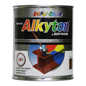 Vopsea antirugina,Alkyton,0.75L,cupru,lovitura de ciocan Vopsea antirugina,Alkyton,0.75L,cupru,lovitura de ciocan