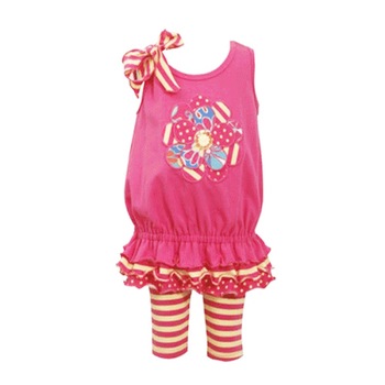 Set rochita fuchsia cu colanti Set rochita fuchsia cu colanti