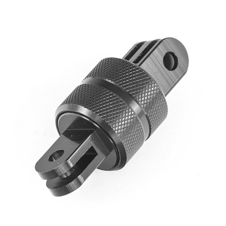 Adaptor 360° pentru camere video sport, Rancore, GP267, Comaptibila cu GoPro, Aluminiu, Gri