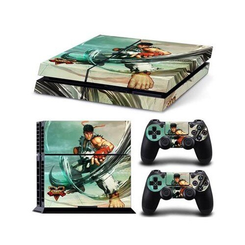 Sticker Kit Street Fighter V Official Licensed Ps4 Console Vinyl Ryu Mitts