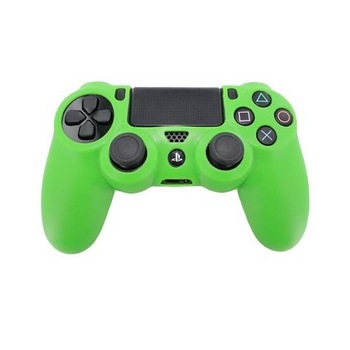 Pro Soft Silicone Protective Cover With Ribbed Handle Grip Green Ps4 Pro Soft Silicone Protective Cover With Ribbed Handle Grip Green Ps4