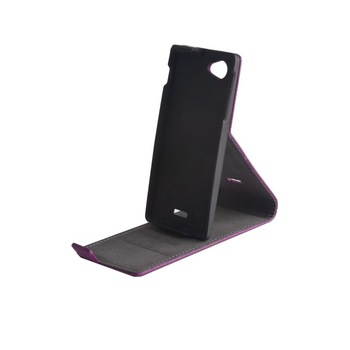 Husa Flip pentru Sony Xperia M, violet Husa Flip pentru Sony Xperia M, violet