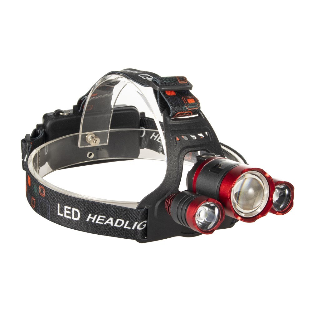 Lanterna Frontala de Cap LIBOX / 3xLED-uri / Unghi de inclinare reglabil / 450m / LB0106