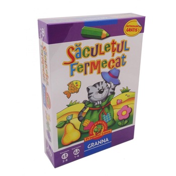 Joc educativ Granna, Saculetul Fermecat, Carton Joc educativ Granna, Saculetul Fermecat, Carton