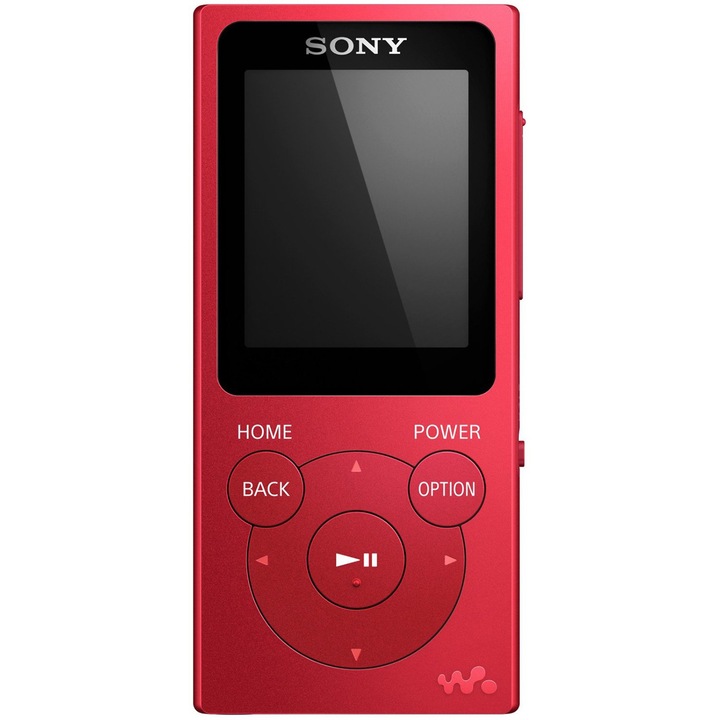 Mp4 Player Sony NWE394R, 8GB, Rosu