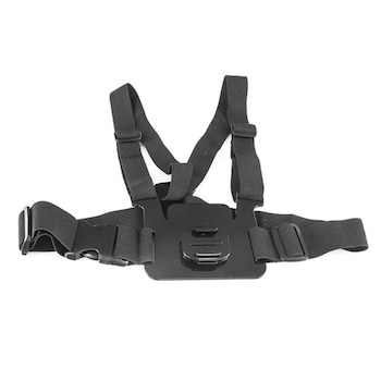 Sistem prindere pe piept, Rancore, pentru camera Video sport/GoPro Hero, Negru Sistem prindere pe piept, Rancore, pentru camera Video sport/GoPro Hero, Negru