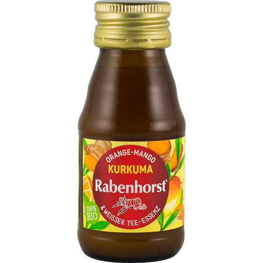 Bautura cu curcuma si ceai alb, bio, Rotbackchen - Rabenhorst, 60 ml
