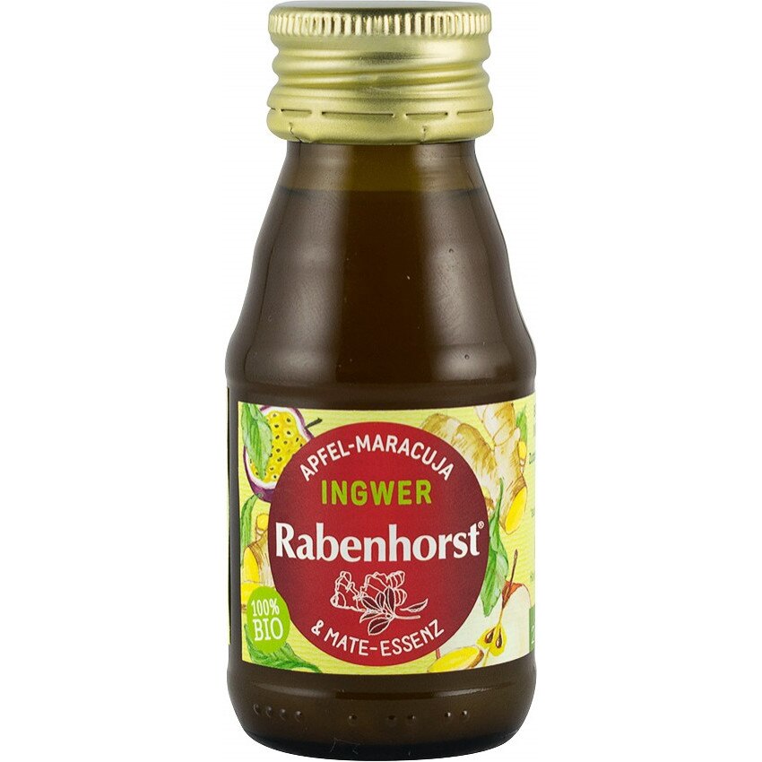 Bautura multi-fruct cu esenta de ghimbir si mate, bio, Rotbackchen - Rabenhorst, 60 ml