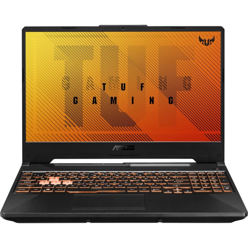 Laptop ASUS TUF F15 FX506LI-HN005 15.6" FHD 144Hz i5-10300H, 8GB, 256GB  SSD, GeForce GTX 1650 Ti 4GB, No OS, Bonfire Black - eMAG.ro