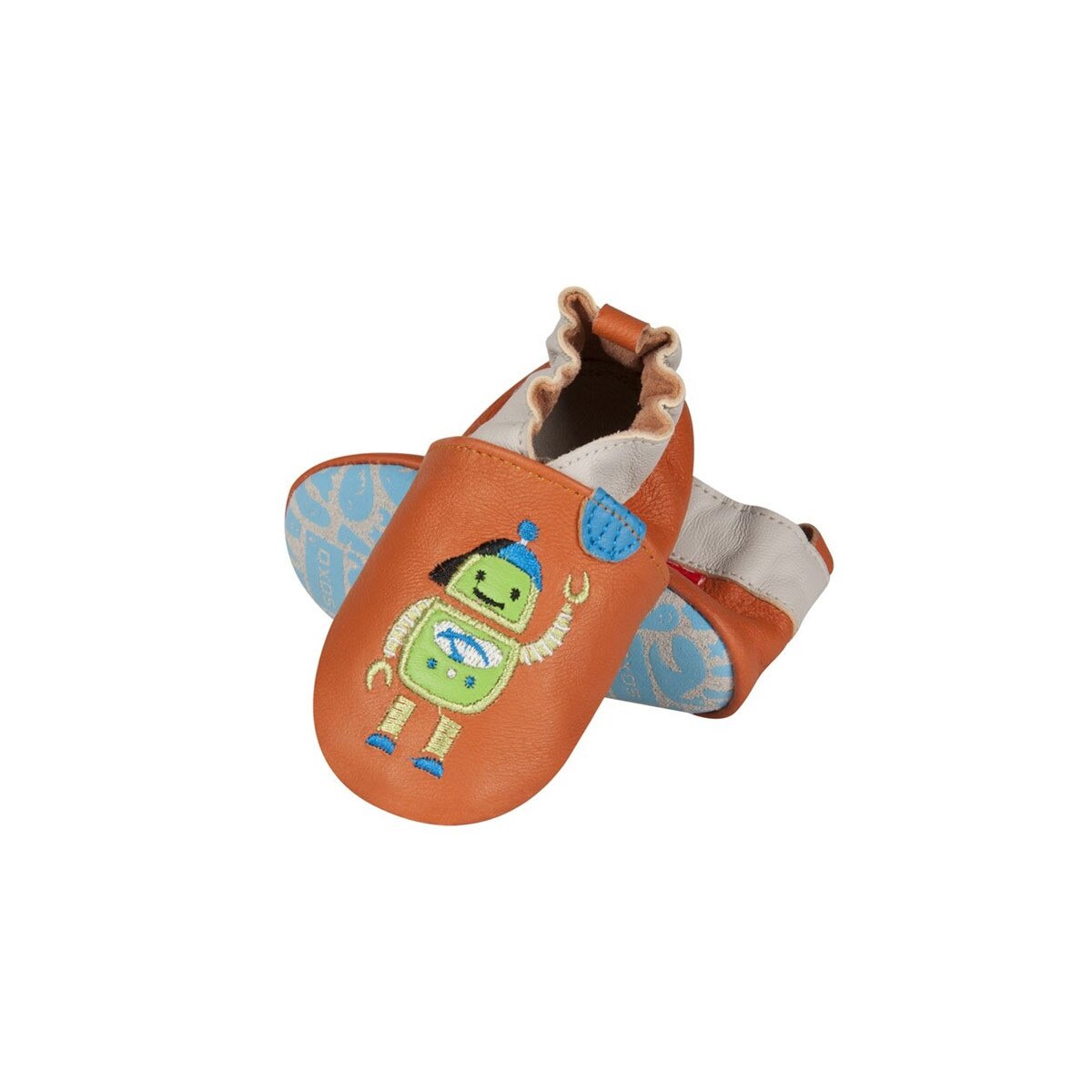 Mocasini copii, Soxo, piele naturala, model Robotel, maro