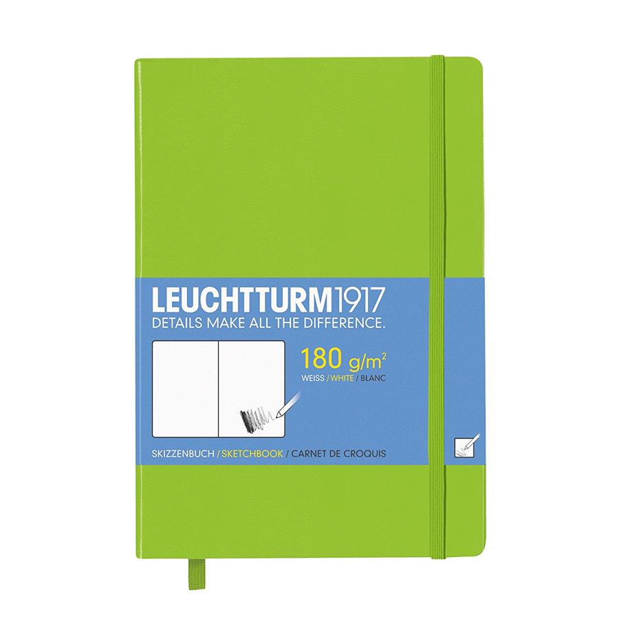Notebook A5, 180g, Verde Lime, Leuchtturm1917