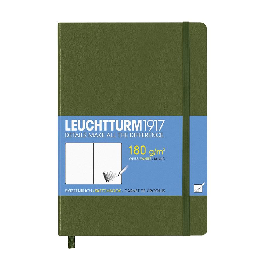 Notebook A5, 180g, Verde Army, Leuchtturm1917