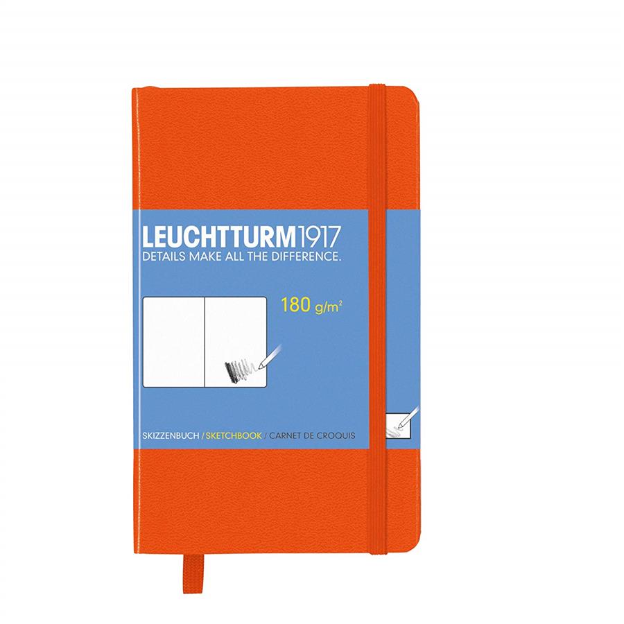 Notebook A6, 180g, Portocaliu, Leuchtturm1917
