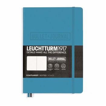 Notebook A5 Bullet Journal, Coperta Rigida, Albastru Nordic, Leuchtturm1917 Notebook A5 Bullet Journal, Coperta Rigida, Albastru Nordic, Leuchtturm1917