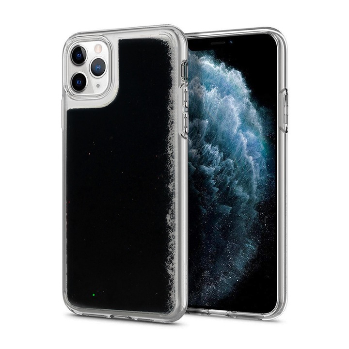 Smart Samsung Galaxy A12 védőtok, tpu, Liquid, fekete