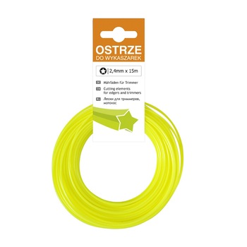Fir taietor Blade pentru Motocoasa, sectiune stea, 2.5mm, lungime 15m Fir taietor Blade pentru Motocoasa, sectiune stea, 2.5mm, lungime 15m