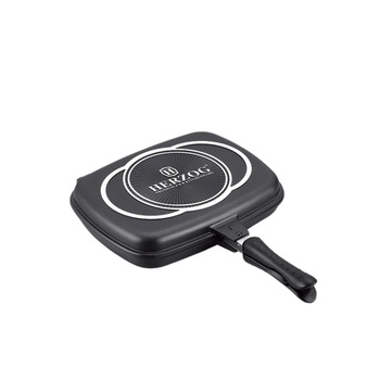 Tigaie gril dubla 32 cm Herzog HR DP32M Tigaie gril dubla 32 cm Herzog HR DP32M