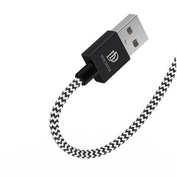 Cablu Date si Incarcare USB la Lightning DUX DUCIS K-ONE Series, 3 m, 2.1A, Negru Cablu Date si Incarcare USB la Lightning DUX DUCIS K-ONE Series, 3 m, 2.1A, Negru