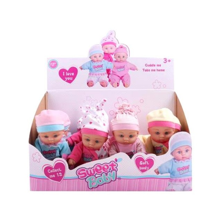Magic Toys 1595751 Sweet Baby Baba több változatban 25cm