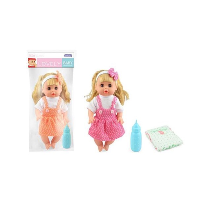 Magic Toys 3339056 Pislő baba kiegészítőkkel 30cm