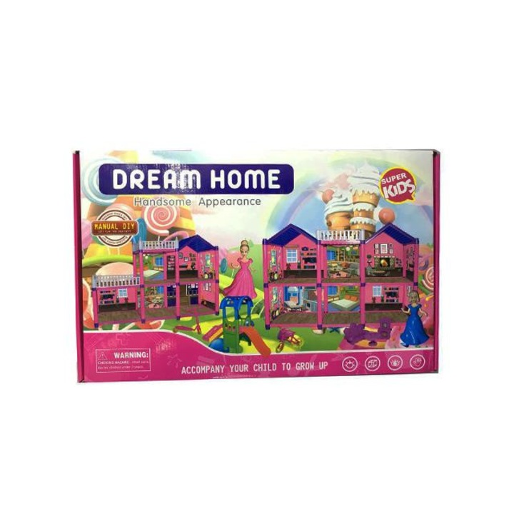 Magic Toys 125107 DIY csináld magad összeépíthető babaház kiegészítőkkel