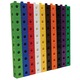 Set Cuburi asamblabile, 100 buc Multicolor