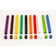 Set Cuburi asamblabile, 100 buc Multicolor