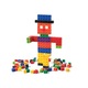 Set Cuburi asamblabile, 100 buc Multicolor