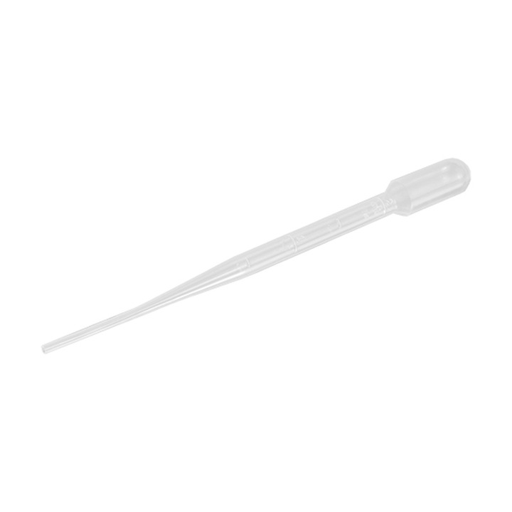 Set 100 pipete, transparente, capacitate 1ml, lungime 148mm