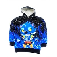 Hanorac pentru copii brawl stars werewolf leon 3D 5-6 ani