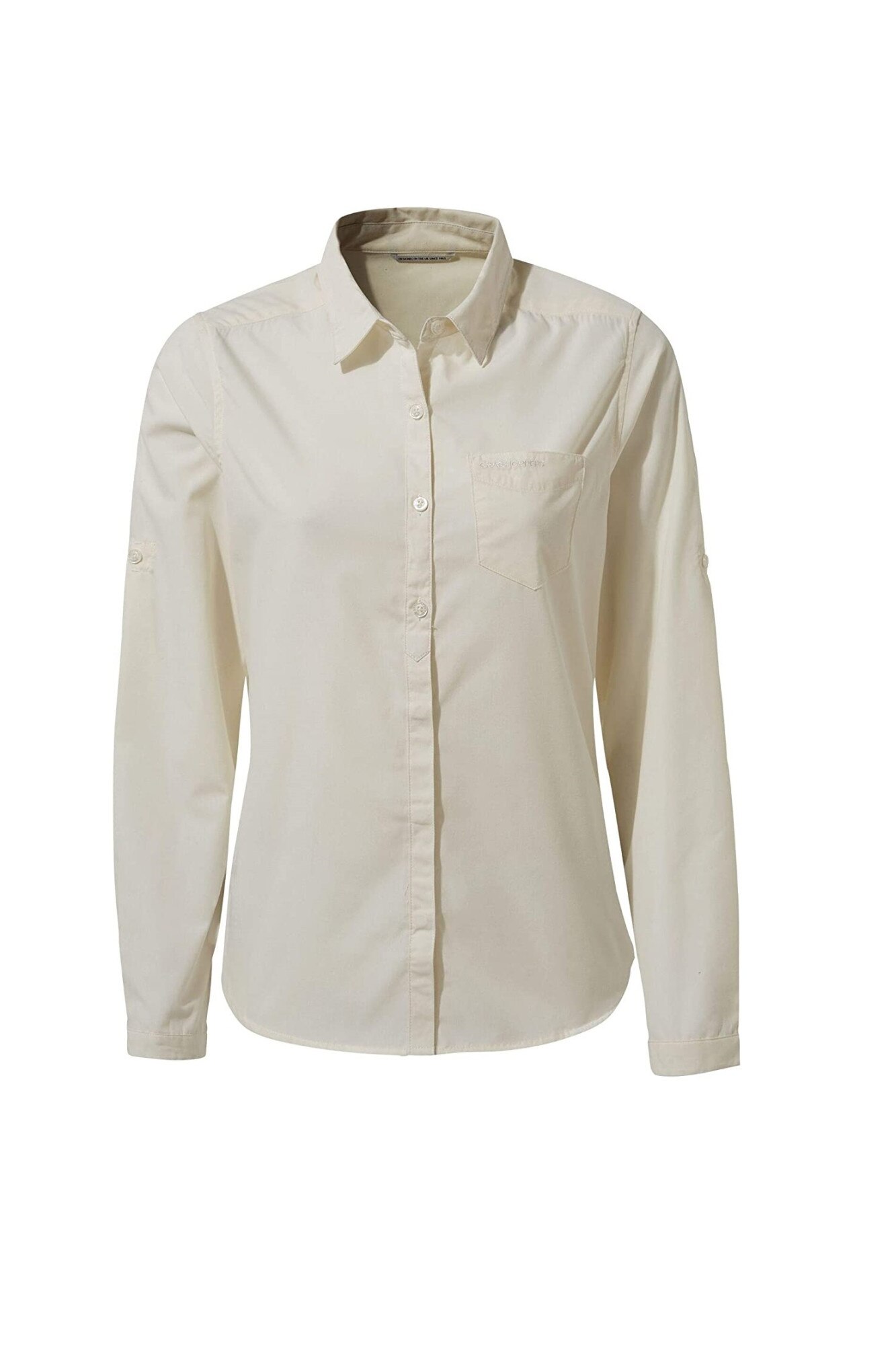 Camasa, Craghoppers, Alb unt, 40