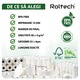 Role hartie casa de marcat, 80mm x 30m, 10 bucati/pachet, ROLTECH