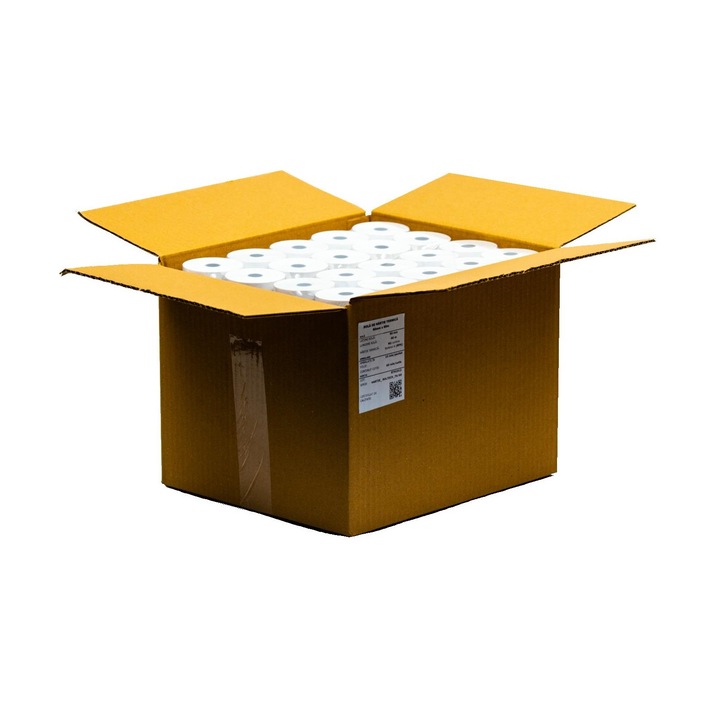 Role hartie termica ROLTECH, 80mm x 80m, non-BPA, 36 role/cutie