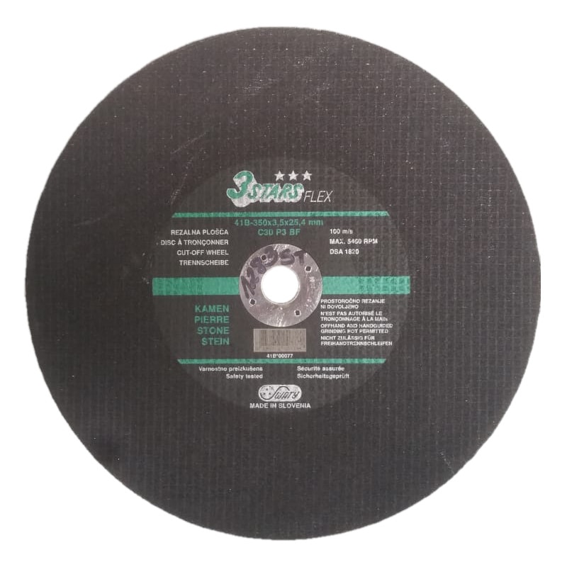 Disc pentru taiat piatra Mannesmann M1283-ST, Ø350x25.4x3 mm