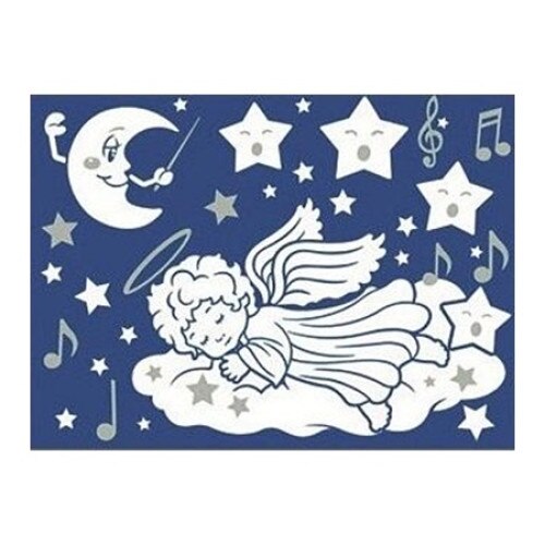 Sticker pentru geam - ingeras dormind, 27 x 20 cm