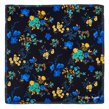 Esarfa matase twill Laura Biagiotti Catching Moments, Multicolor, 88x88 cm Esarfa matase twill Laura Biagiotti Catching Moments, Multicolor, 88x88 cm