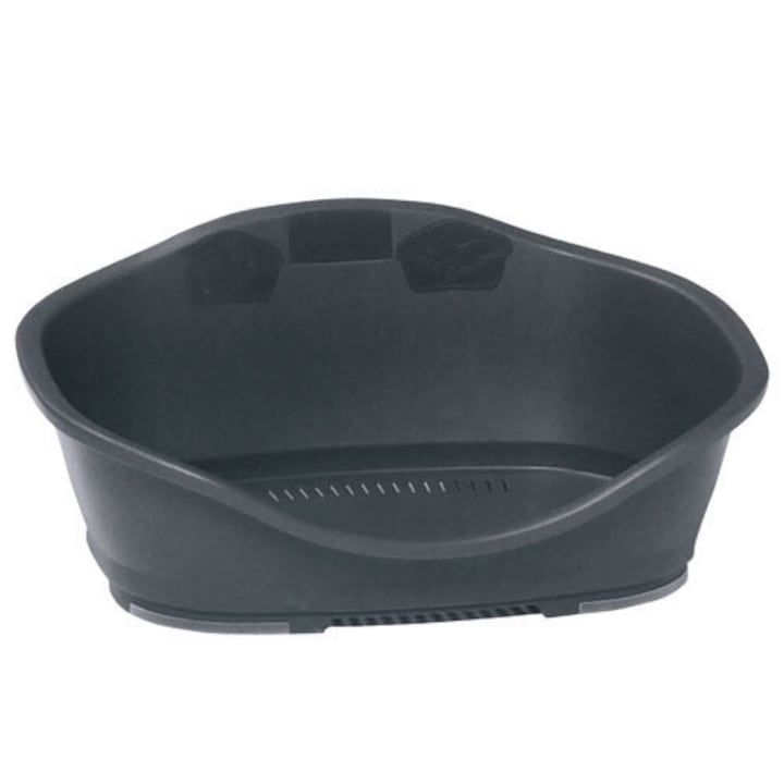Pat pentru caini Stefanplast, Sleeper 3, Plastic, 81 x 56 x 32 cm, Negru