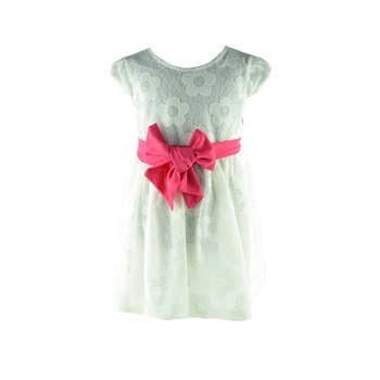 Rochita eleganta pentru fete Alessia, Alb Rochita eleganta pentru fete Alessia, Alb