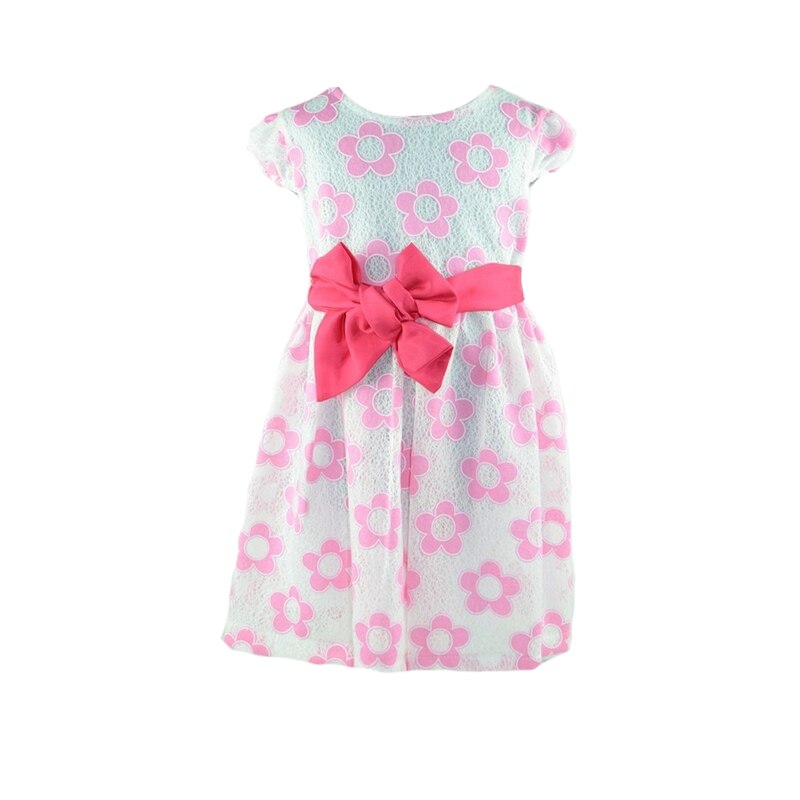 Rochita eleganta pentru fete Alessia ALSS38, Alb, 122