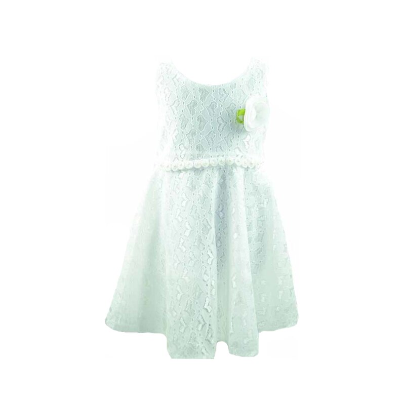 Rochie eleganta pentru fete Pink F109, Alb, 116