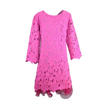 Rochie eleganta pentru fete Mini Junior DMN6745, Roz, 128 Rochie eleganta pentru fete Mini Junior DMN6745, Roz, 128