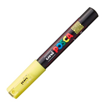 Marker UNI PC-1M Posca 0.7 mm, sunshine yellow Marker UNI PC-1M Posca 0.7 mm, sunshine yellow