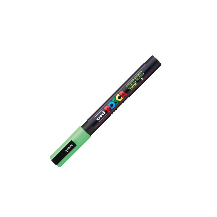 Marker UNI PC-3M Posca 09-13 mm, verde deschis